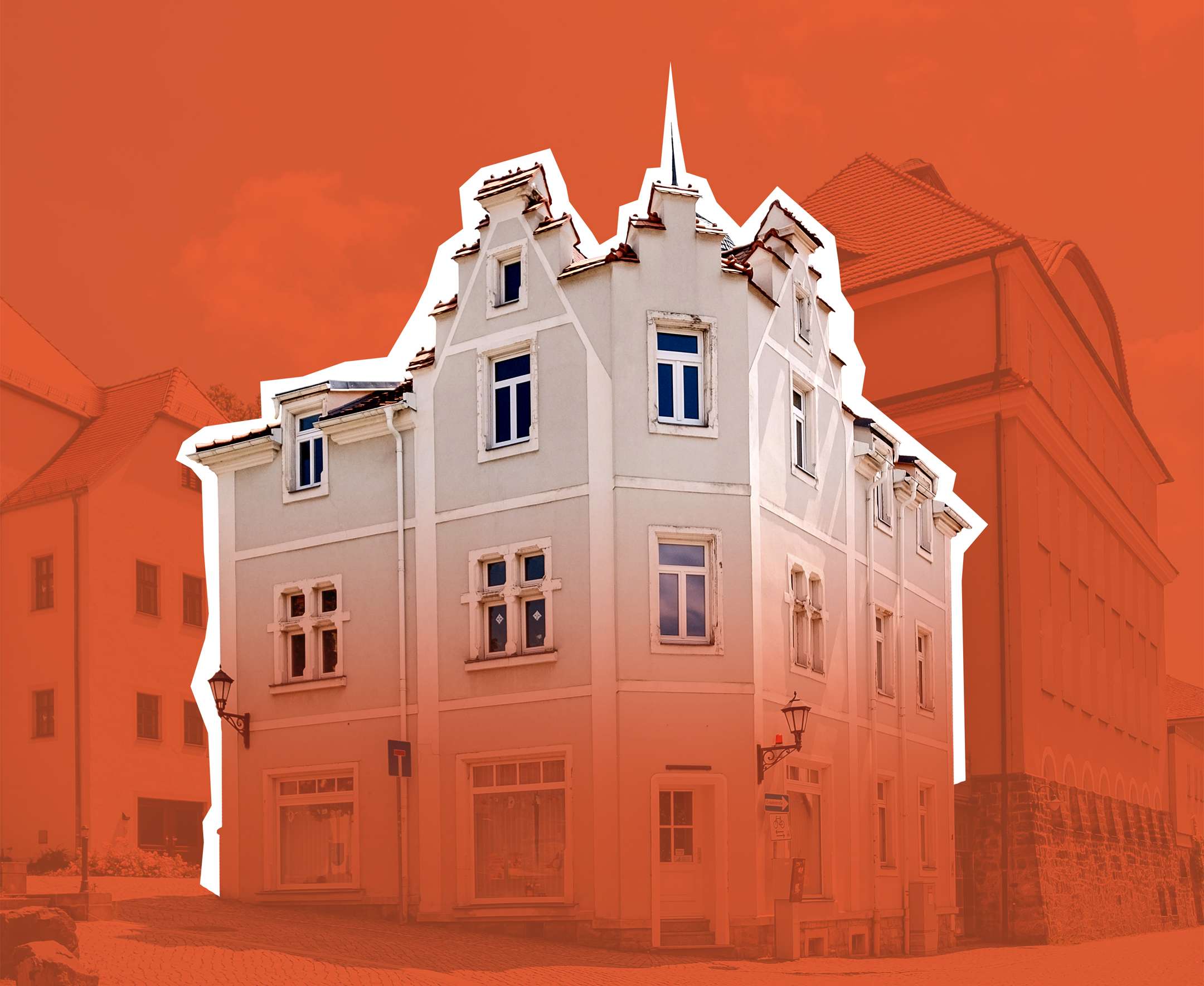 vom Karl-Marx-Platz aus gesehen